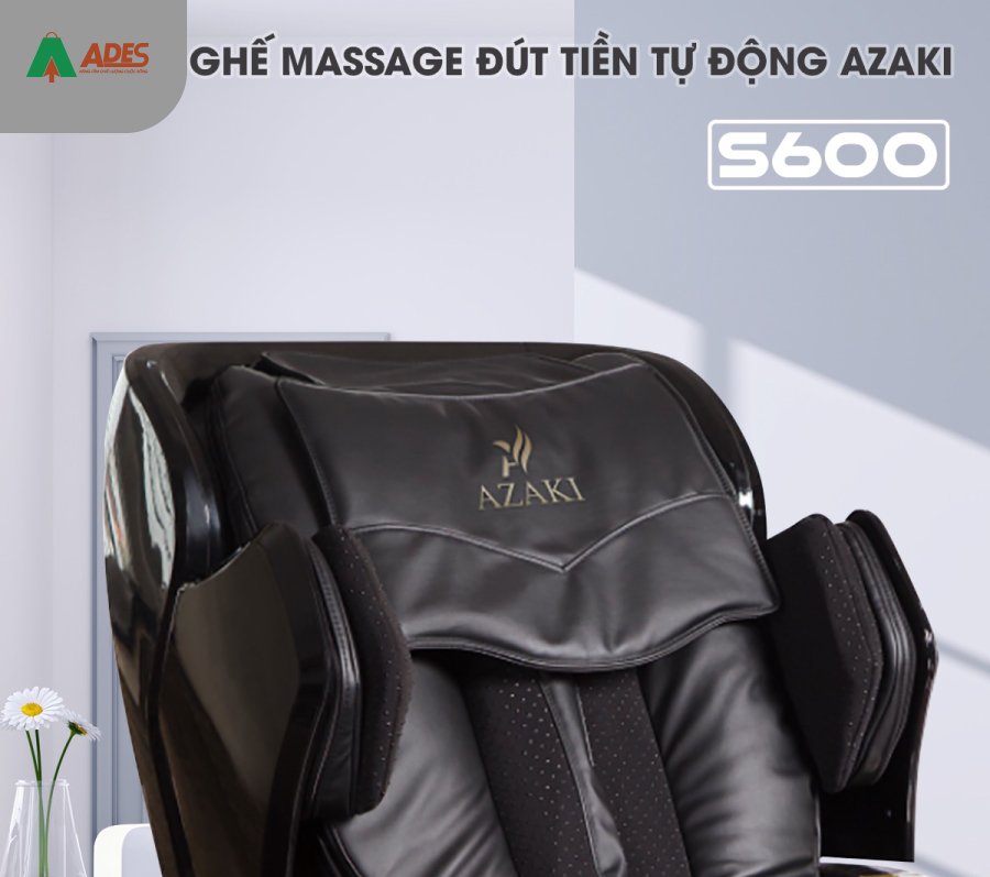 Ghe Massage Azaki S600 trang bi cong nghe hien dai duoc nang cap