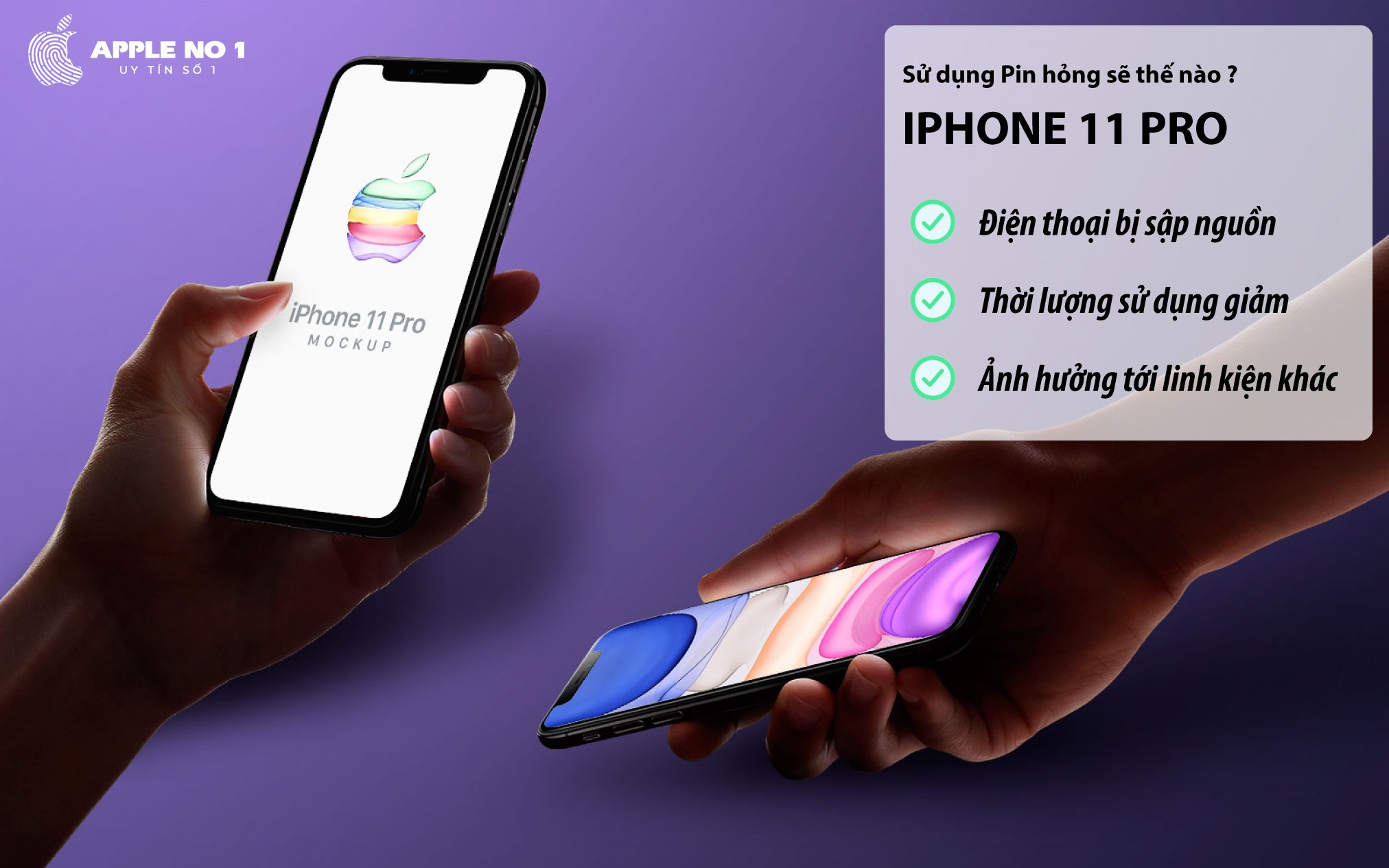 pin tren iPhone 11 Pro bi hong se ra sao?